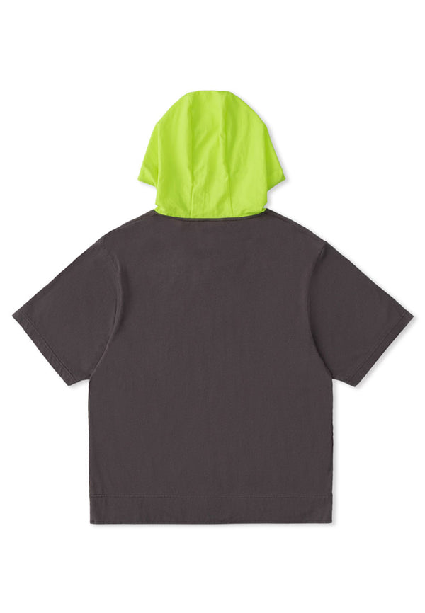 Alpha Style Hooded Nylon Shirts (DGY)