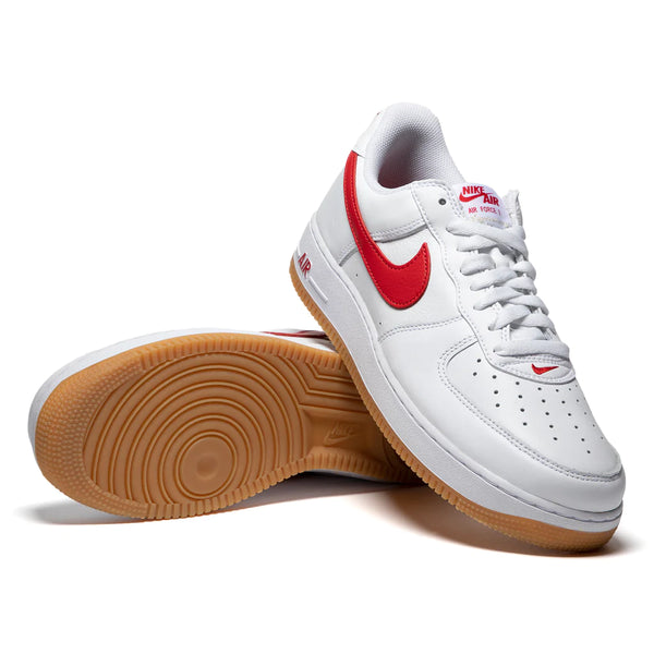 Nike Air Force  1 LOW RETRO (WHITE/UNIVERSITY RED)
