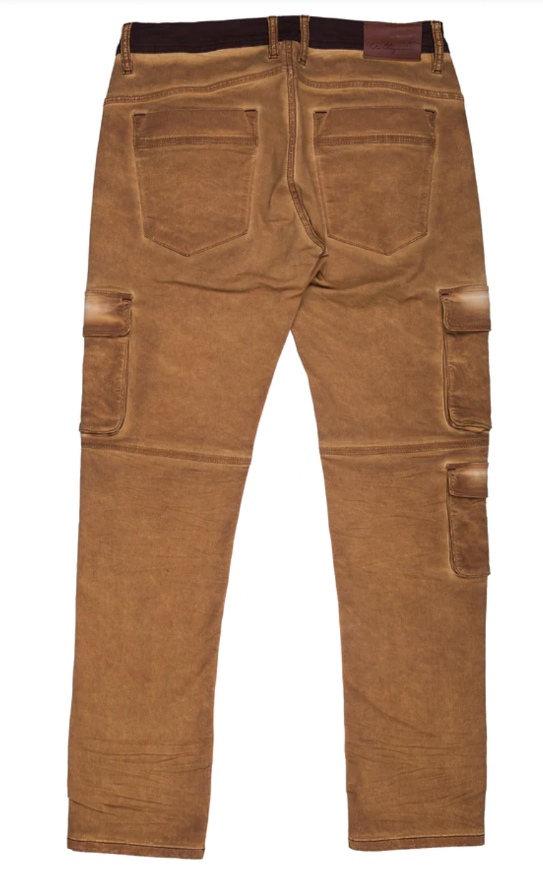 A Tiziano Jace | Men's Cargo Pocket Jean (Taffy)