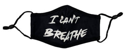 Retro Label Can't Breath Face Mask (Black)