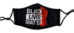 Retro Label Black Lives Matter Mask (BLM/Black)