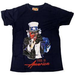 Retro Label This is America Shirt (Navy)