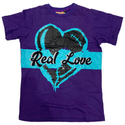 Retro Label Real Love Shirt (Retro 5 Grape)