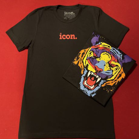 Icon Tiger Logo Shirt (Black/Red/Multi)