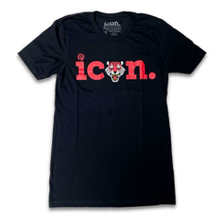 Icon Tiger Logo Shirt (Black/Red)