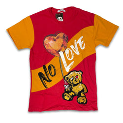 Retro Label No Love Shirt (Retro 1 Light Fusion Red)