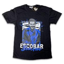 Retro Label Escobar Shirt (Retro 1 KO Storm Blue)