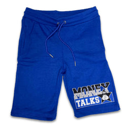 Retro Label Money Talks Shorts (Retro 1 KO Storm Blue)