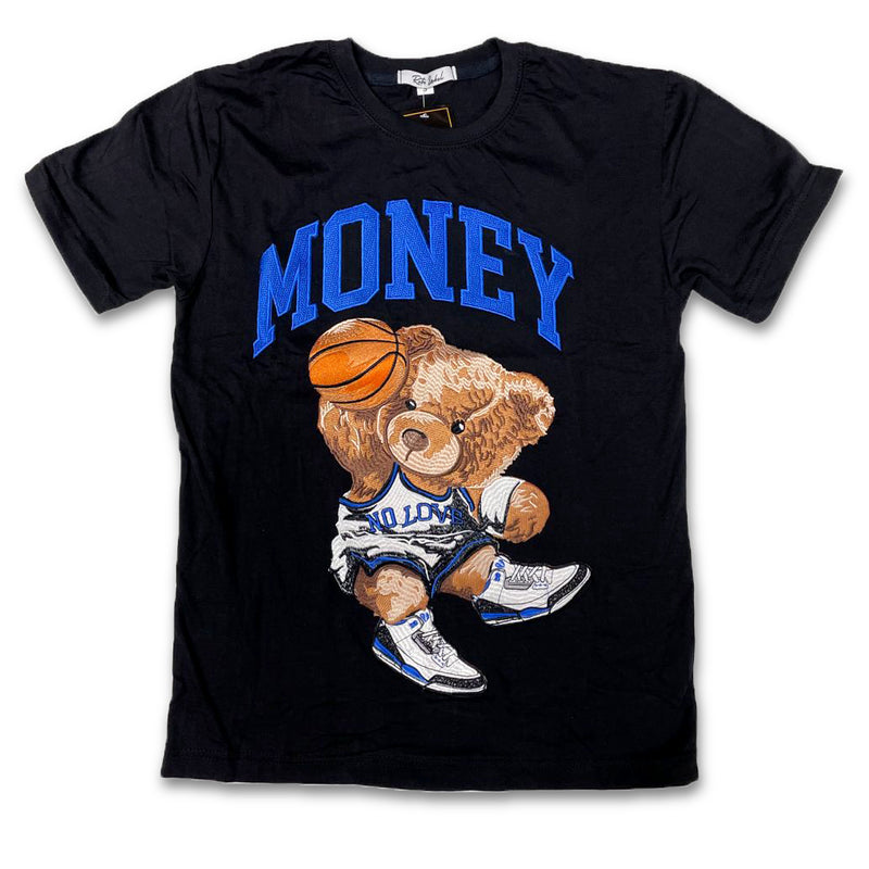 Retro Label Money Bear Shirt (Retro 1 KO Storm Blue)
