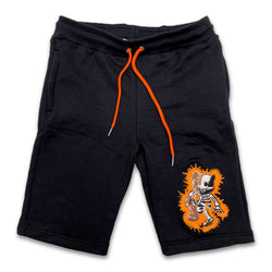 Retro Label Shocker Shorts (Retro 5 Orange Blaze)