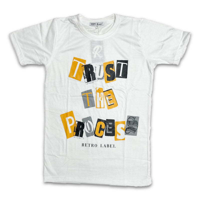 Retro Label Trust the Process Shirt (Retro OG 1 Pollen)