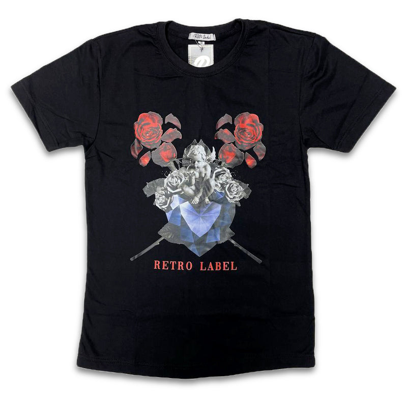 Retro Label Crystal Rose Shirt (Retro 12 Utility)