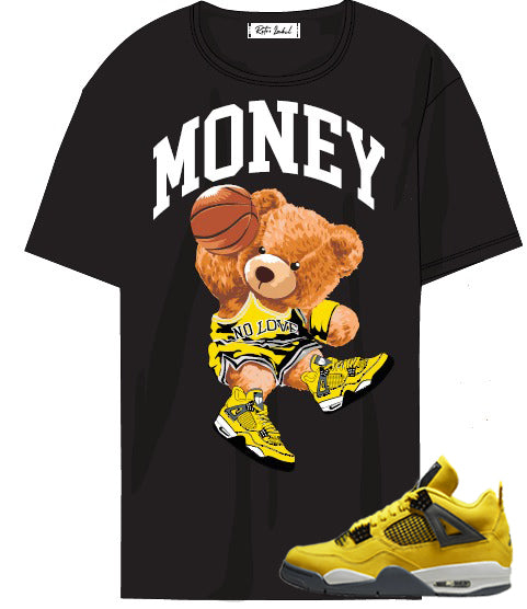 Retro Label Money Bear Shirt (Retro 4 YELLOW THUNDER)