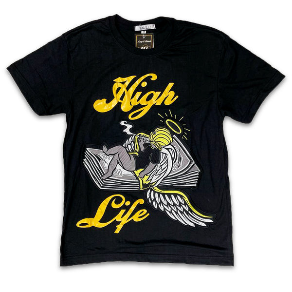 Retro Label High Life Shirt (Retro 4 YELLOW THUNDER)