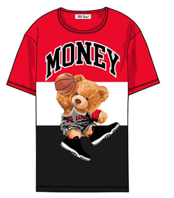 Retro Label Money Bear Shirt (Retro 11 Low IE Bred)