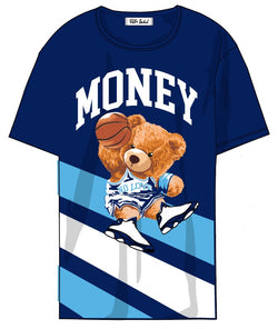 Retro Label Money Bear Shirt (Retro 13 Obsidian)