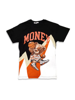 Retro Label Money Bear Shirt (Retro 5 Orange Blaze)