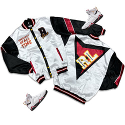 RETRO LABEL GREATEST OF ALL TIME Satin JACKET (RETRO 7 CARDINALS)