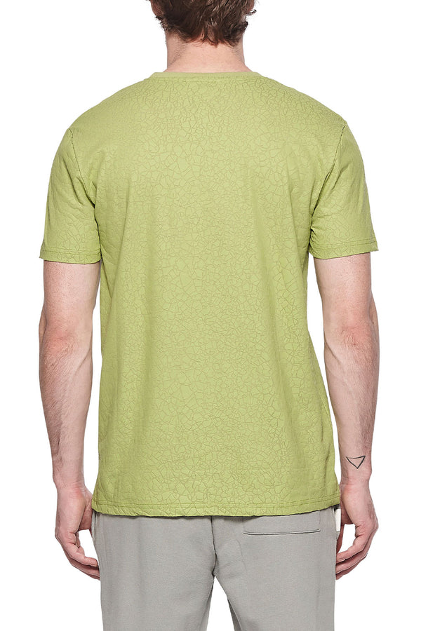 Eleven Paris Knit Short Sleeve Crewneck T-Shirt Gatrik (LEAF GREEN)