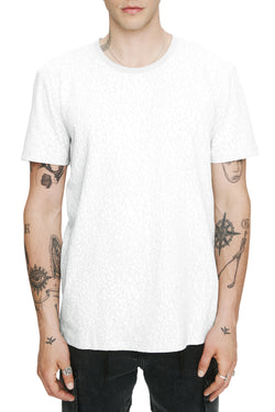Eleven Paris Knit Short Sleeve Crewneck T-Shirt Gatrik (WHITE)