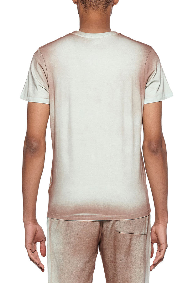 Eleven Paris Knit Spray Short Sleeve Crewneck T-Shirt (ICY MORN SPRAY)